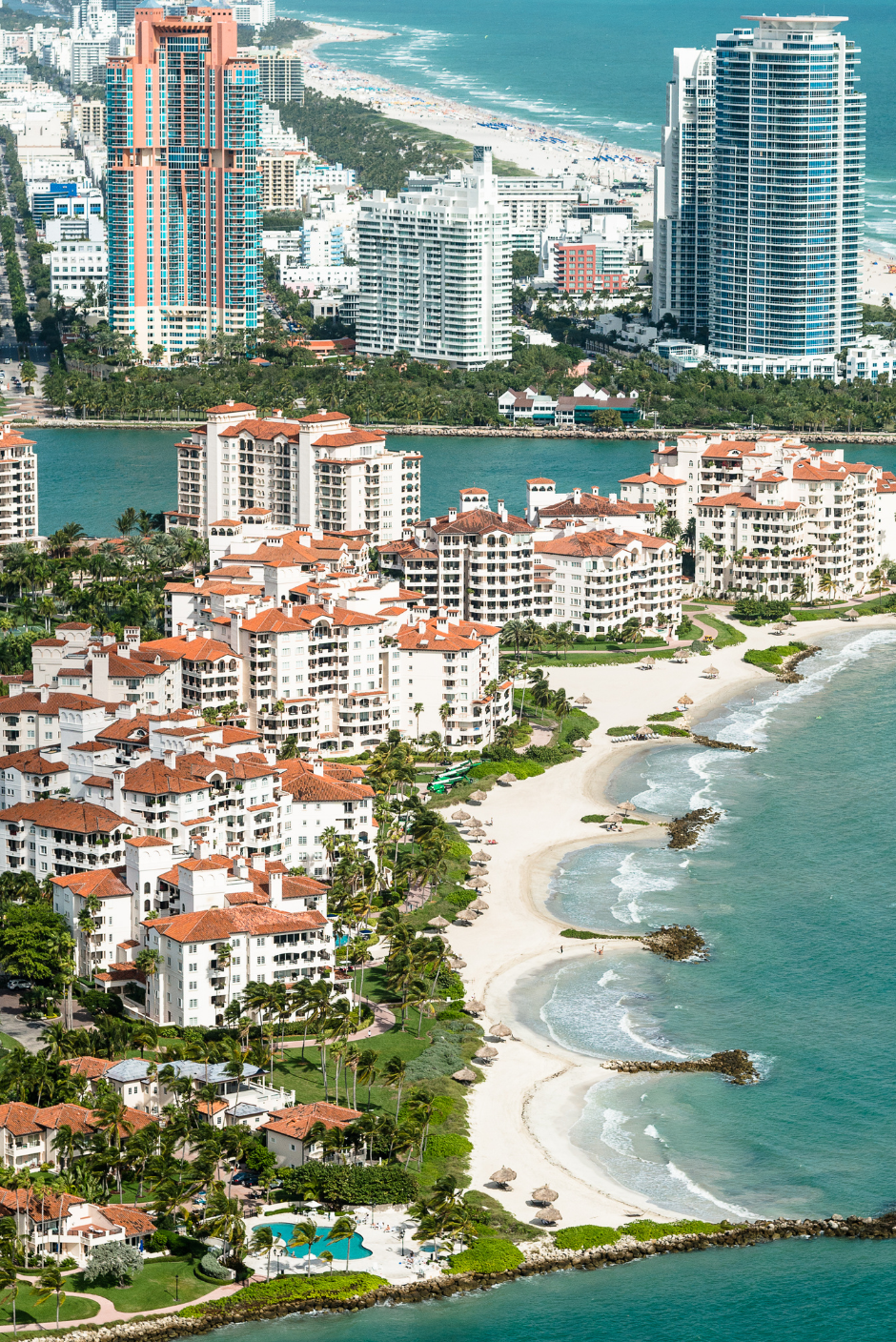 Fisher Island Miami FL - Several Buildings