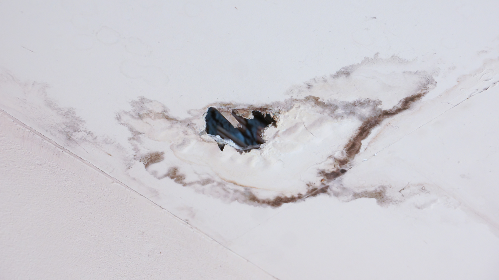 concrete garage roof leaking