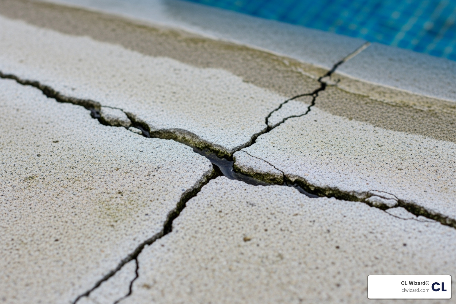 pool concrete crack repair