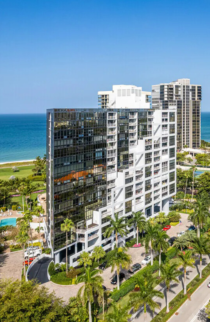 Concrete Leak Specialist Repaired Terraces at Park Shore (Naples, FL)