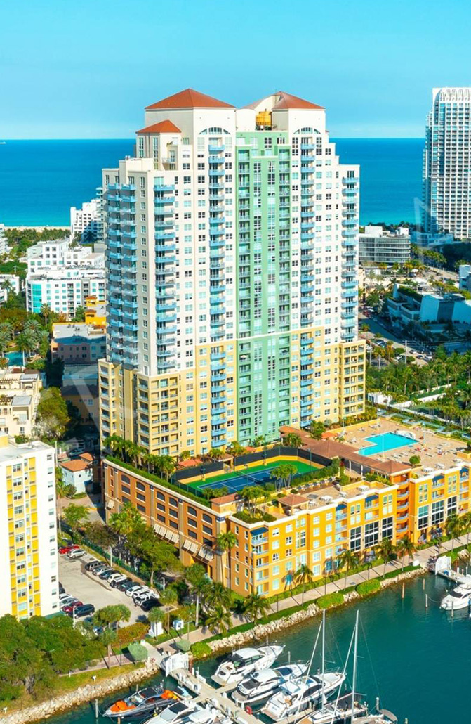 Concrete Leak Specialist Repaired The Yacht Club at Portofino (Miami Beach, FL)