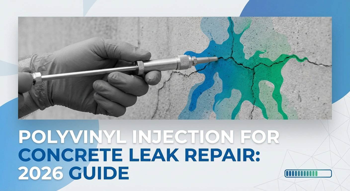 Polyvinyl Injection for Concrete Leak Repair: 2026 Guide