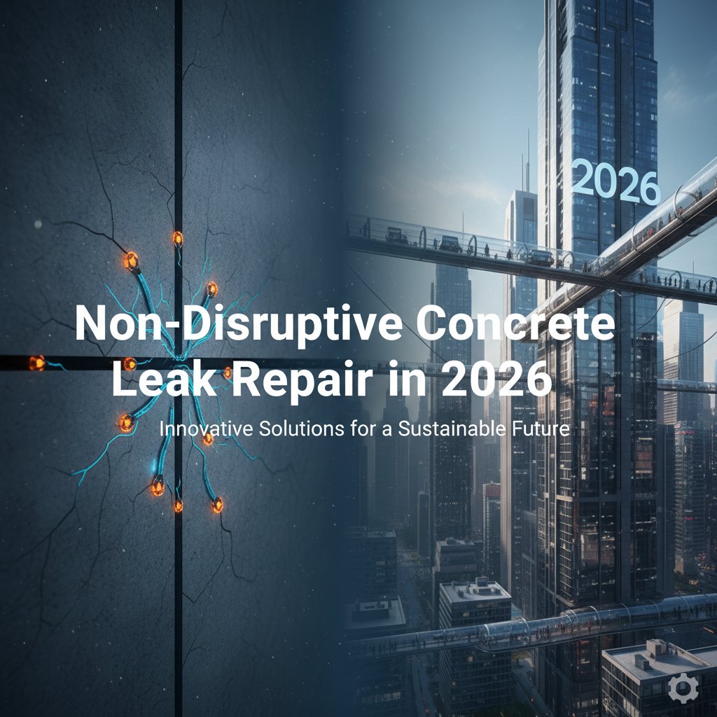 Non-Disruptive Concrete Leak Repair in 2026