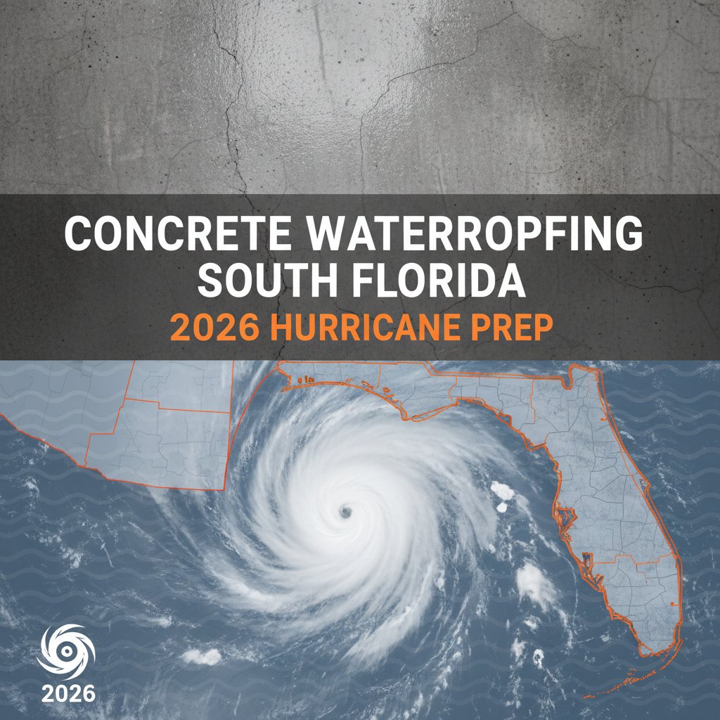 Concrete Waterproofing South Florida: 2026 Hurricane Prep