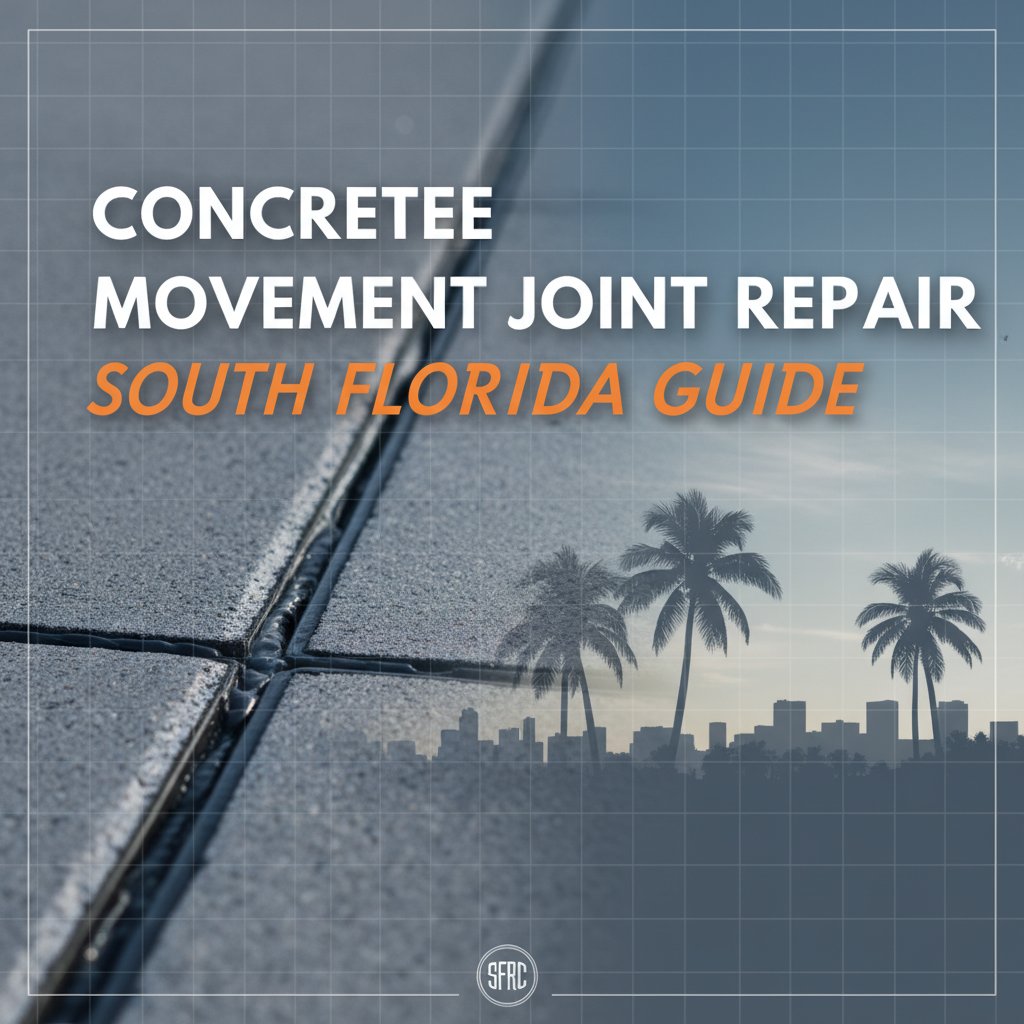 Concrete Movement Joint Repair: South Florida Guide