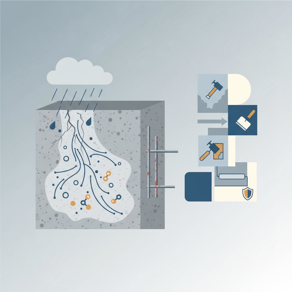 Concrete Carbonation Water Intrusion Action Plan