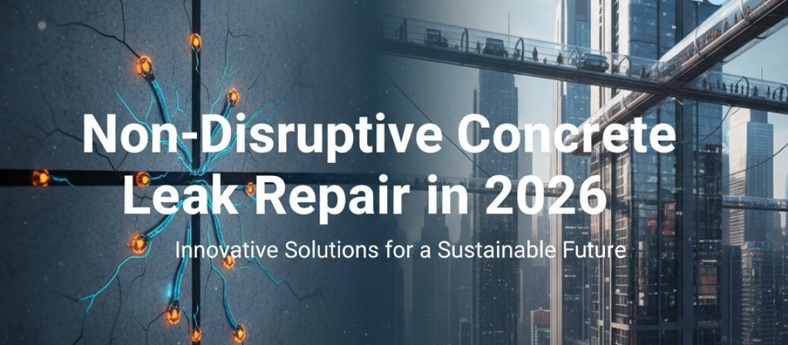 Non-Disruptive Concrete Leak Repair in 2026