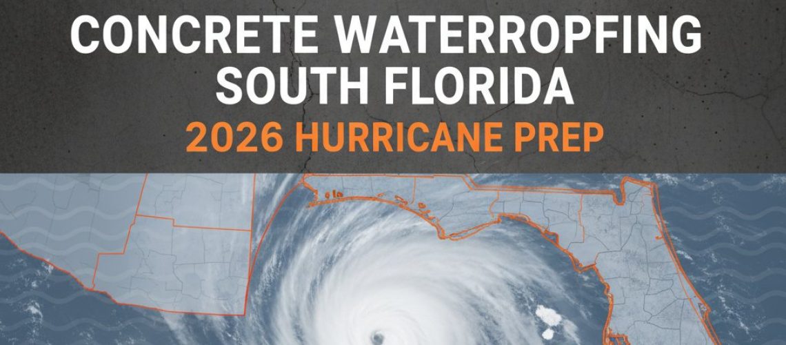 Concrete Waterproofing South Florida: 2026 Hurricane Prep