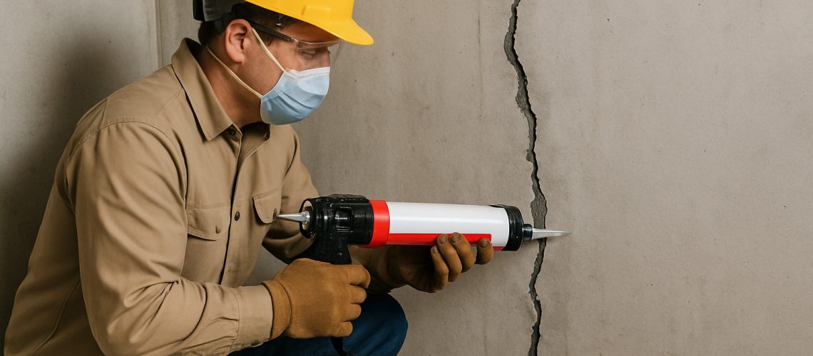 concrete crack injection