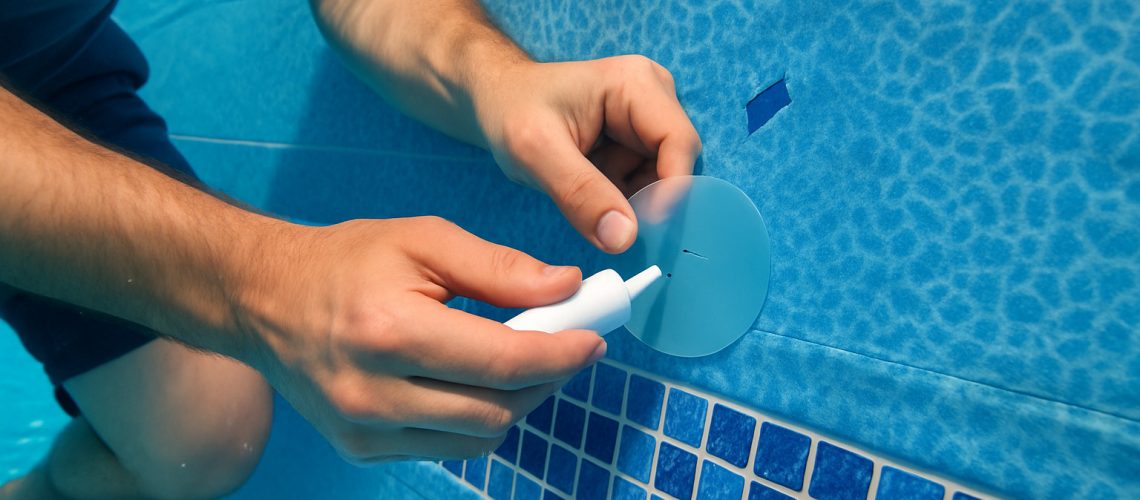 fix a leak vinyl pool