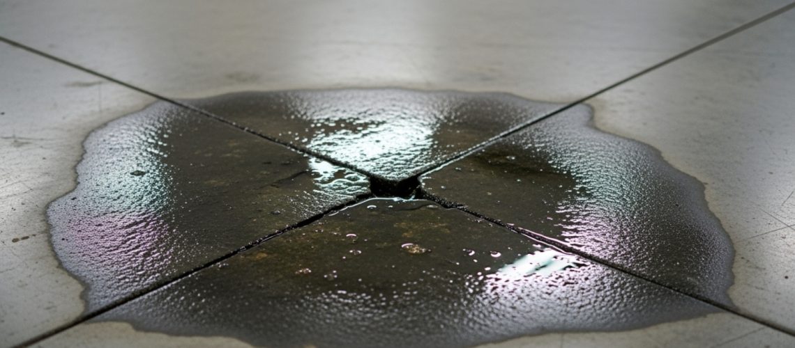 leaking slab repair